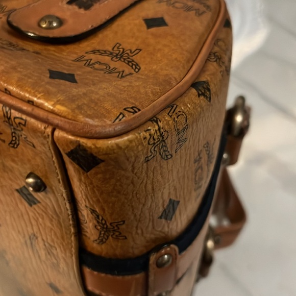 MCM Brown Boston Bag - Picture 9 of 14